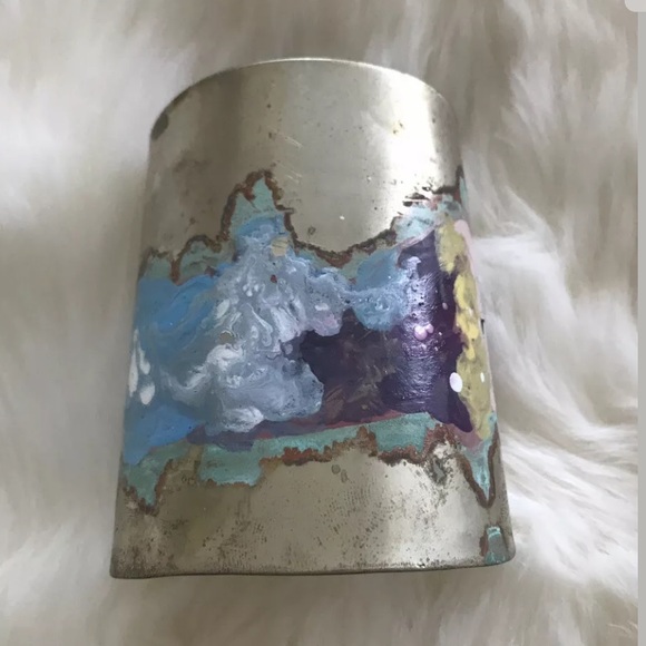 Anthropologie Jewelry - New Anthropologie Sibilia Metal Painted Cuff
